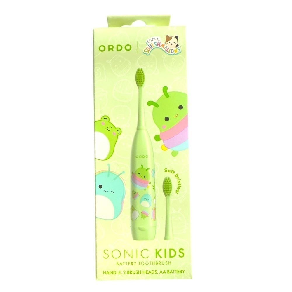 Ordo Sonic Kids Squishmallows Green Battery Toothbrush
